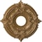 Ekena Millwork Attica PVC Ceiling Medallion (Fits Canopies up to 5"), Metallic Gold Rush, 13"OD x 3 1/2"ID x 3/4"P CMP13ATCGH - alternate 1